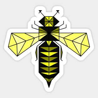 Bee - Geometric Abstract Sticker